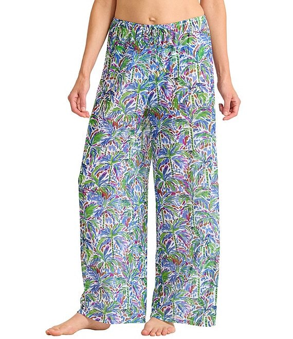 Tommy Bahama Poolside Palms Mesh Pants Swim Cover-Up