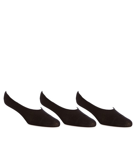 Color:Black - Image 1 - Solid Loafer Liner Socks 3-Pack
