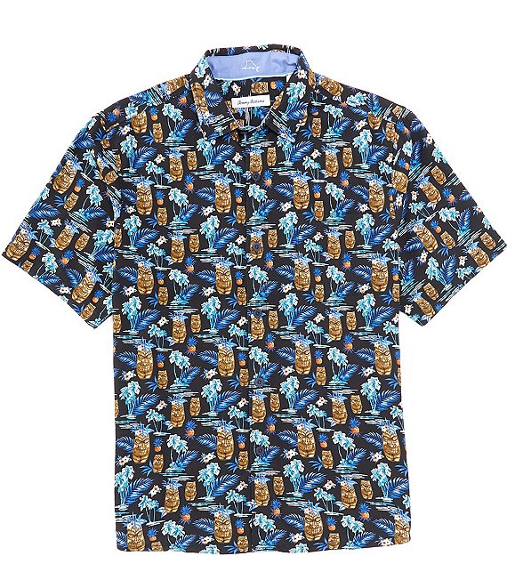 Tommy Bahama Tiki Tropics Short Sleeve Woven Shirt | Dillard's