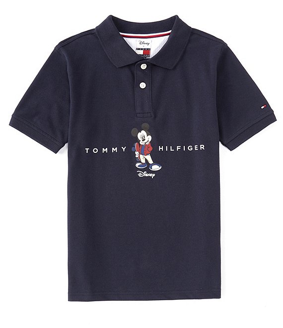 Tommy Hilfiger Big Boys 8-20 Short Sleeve Disney Mickey Mouse Polo