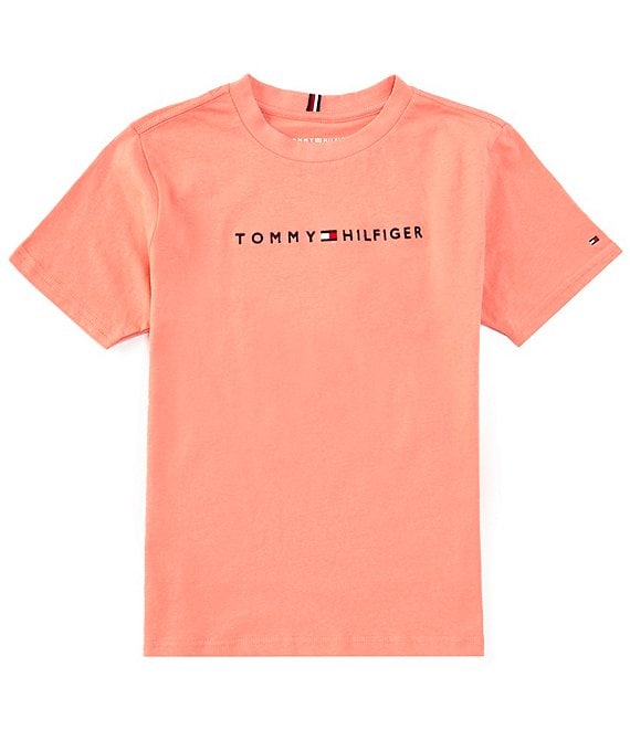 Orange tommy hilfiger t shirt best sale