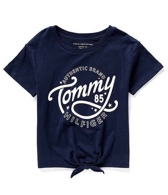 Tommy Hilfiger Big Girls 7-16 Short-Sleeve Tommy Circle T-Shirt