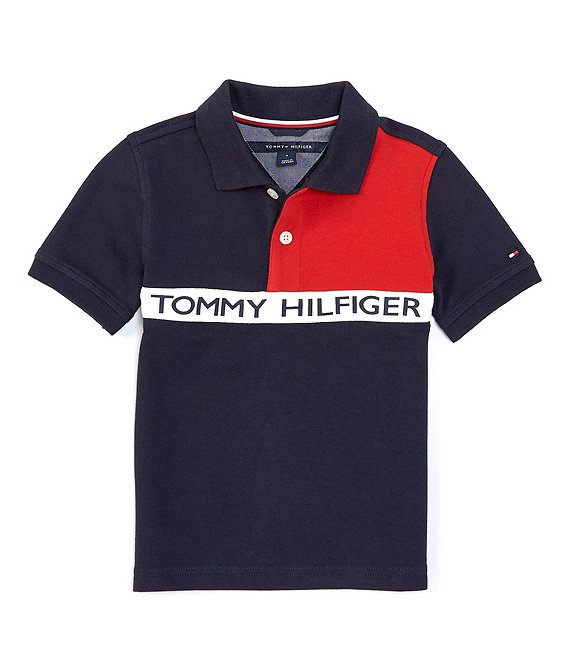 Details about   Tommy Hilfiger Boys Sizes 4 or 6 Chambray BLUE Polo Shirt NWT $29.50 