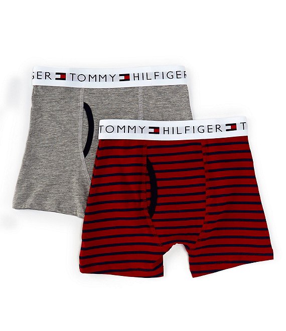Tommy Hilfiger Little/Big Boys 4-16 Stripe 2-Pack Boxer Briefs | Dillard's