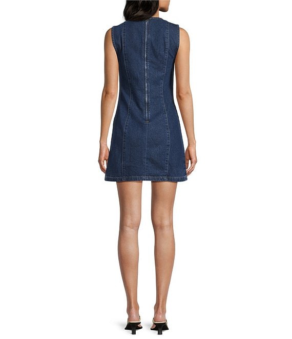 blue topshop dress Denim Mini Ebay Color:Shadow Pinstripe dress-flats Blue + white stripes have essential for the