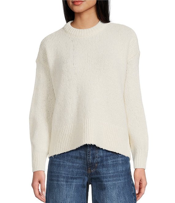 TOPSHOP Long Sleeve Knit Sweater