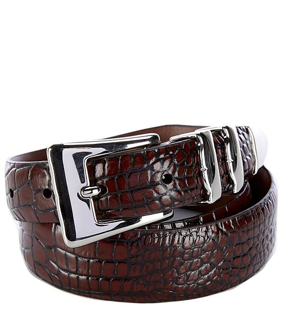 Handcrafted in Italy luxury leather belt