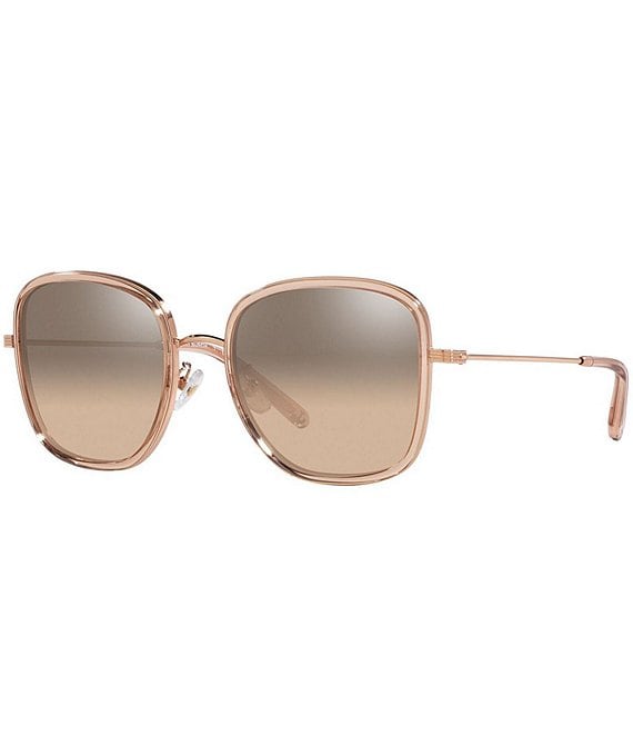 Transparent Solid Color Square-Shape Sunglasses