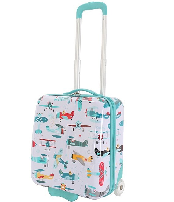 Triforce Kids 18 double Hardside Airplane Print Carry On Luggage