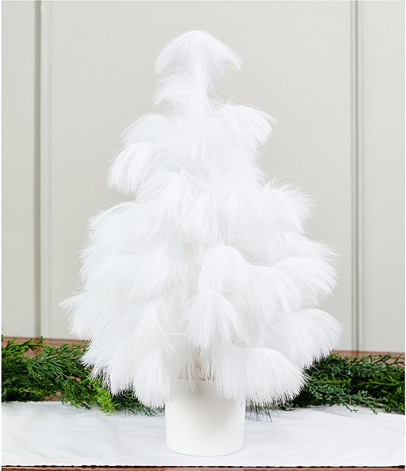 Trimsetter An Elegant Affair Collection Feather Tabletop Tree