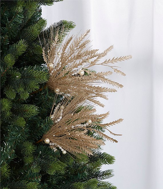 Glittery Winter Branch Stems, Set of 6