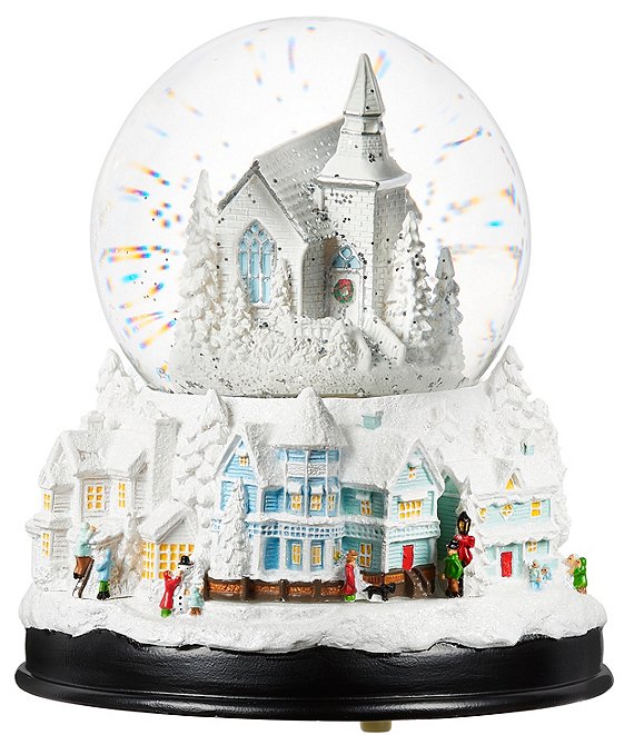 Trimsetter LED Swirl Church Glitter Dome Snow Globe Dillard's