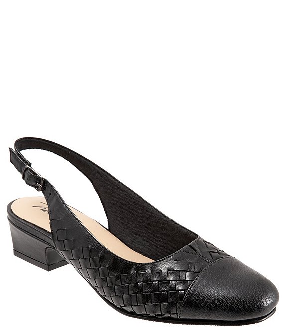 Trotters Women's DEA Slingback Pump - Black Dress Shoes (Size 10 N) - View #4