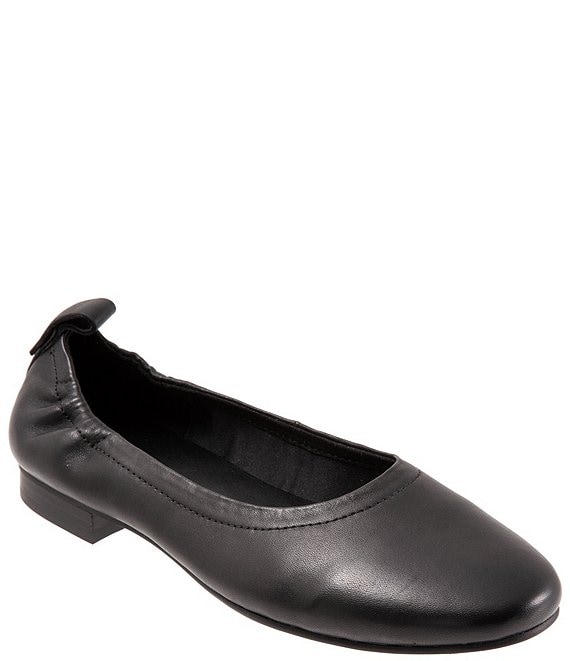 Color:Black - Image 1 - Gia Leather Flats