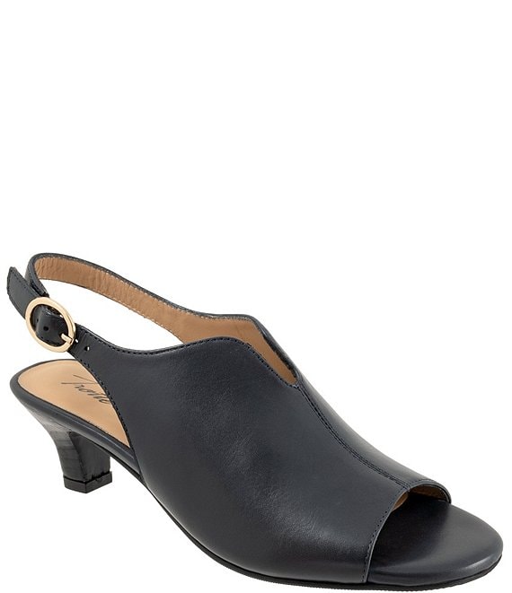 Trotters Norma Leather Slingback Sandals