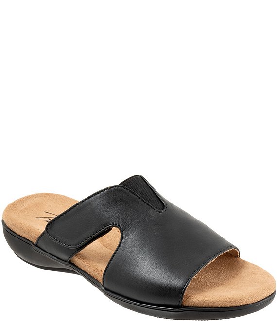 Trotters Roxine 2.0 Leather Slide Sandals