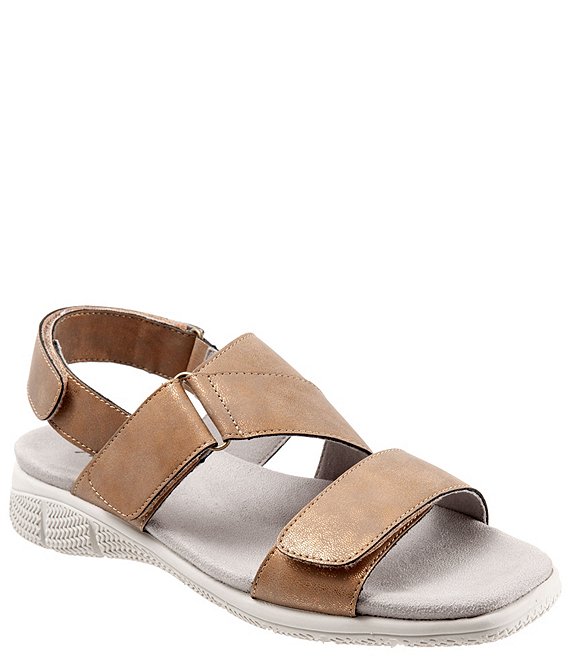 Color:Bronze Metallic - Image 1 - Tatia Metallic Adjustable Sandals