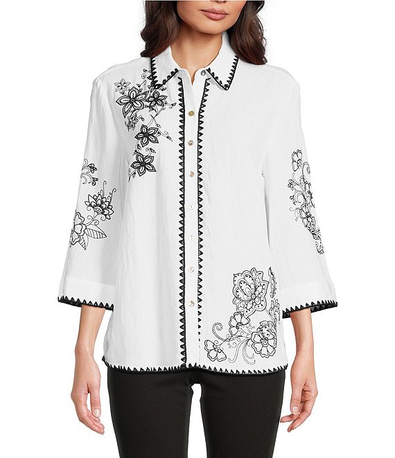 Mid-Sleeve Stitching Lace Trumpet Sleeve T-Shirt
