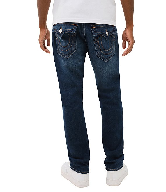 True Religion Geno Horseshoe-Embroidered Pocket Jeans | Dillard's
