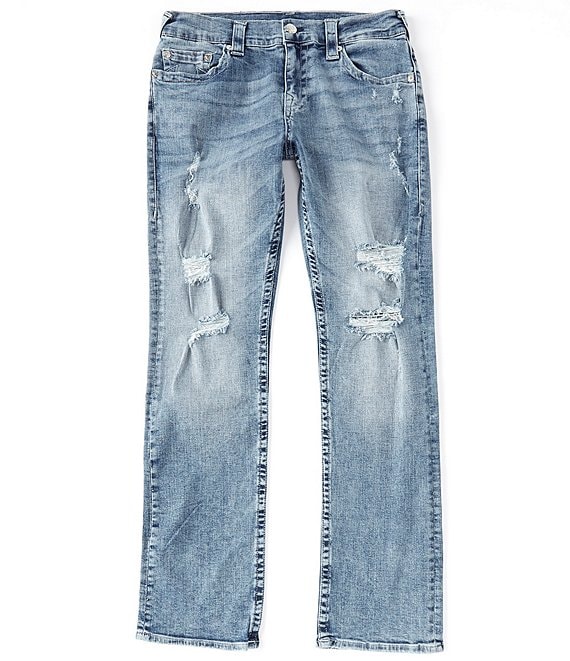 True Religion Ricky Low-Rise Straight Fit Jeans | Dillard's