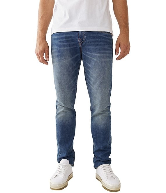 Color:Foum Baseline - Image 1 - Rocco Skinny-Fit Relaxed Denim Jeans