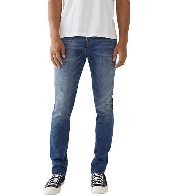 Color:Foum Baseline - Image 1 - Rocco Skinny-Fit Classic Denim Jeans