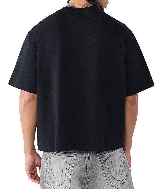True Religion Short Sleeve Graffiti Boxy T-Shirt | Dillard's