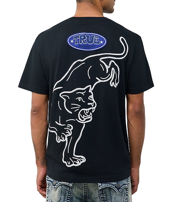 True Religion Stay True Tiger Short Sleeve T-Shirt | Dillard's