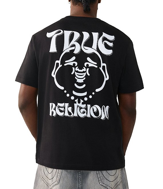 True Religion Wavy Buddha Short Sleeve T-Shirt