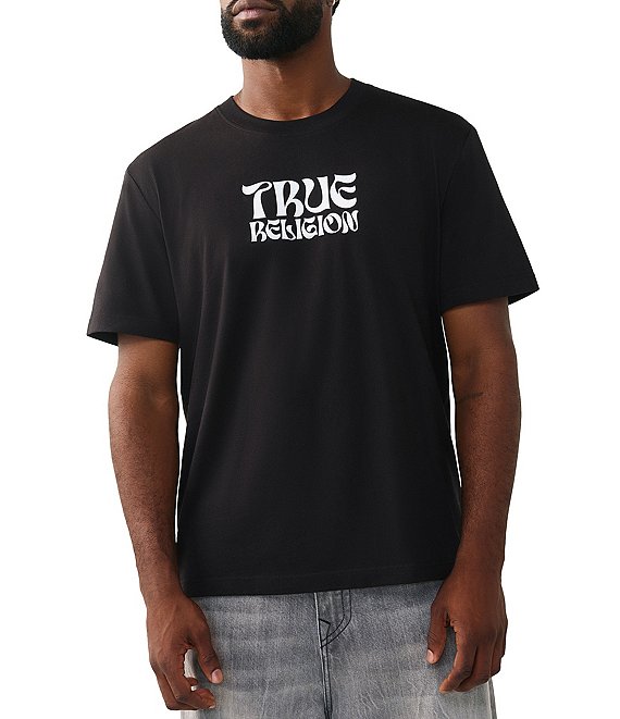 True Religion Wavy Buddha Short Sleeve T-Shirt | Dillard's