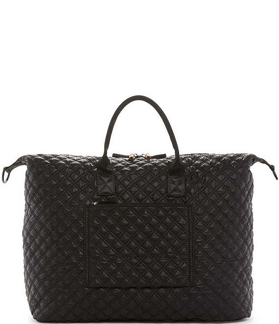 TRVL Design Quilted Overpacker Duffel Bag, Black - Image 1