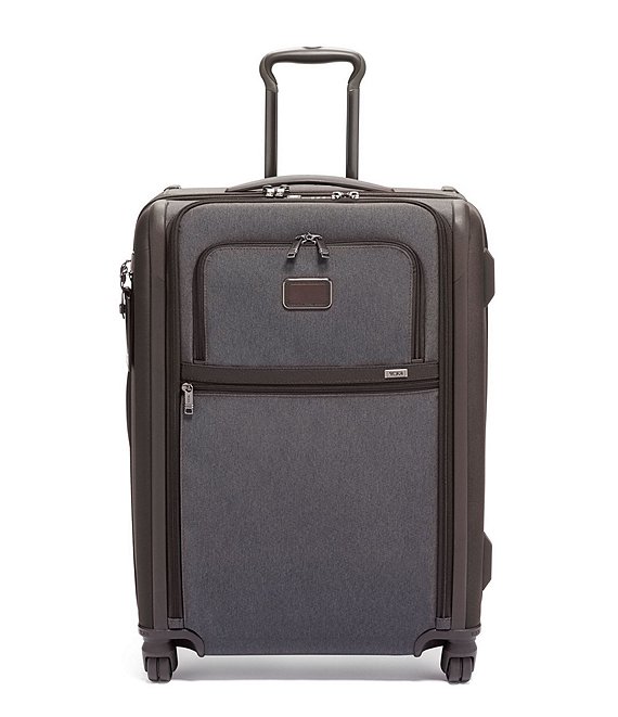Color:Anthracite - Image 1 - Alpha 3 Short Trip Expandable 4 Wheeled Spinner Suitcase