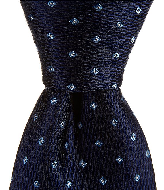 Turnbury Caden Square/Dot 3 3/8#double; Silk Blend Tie