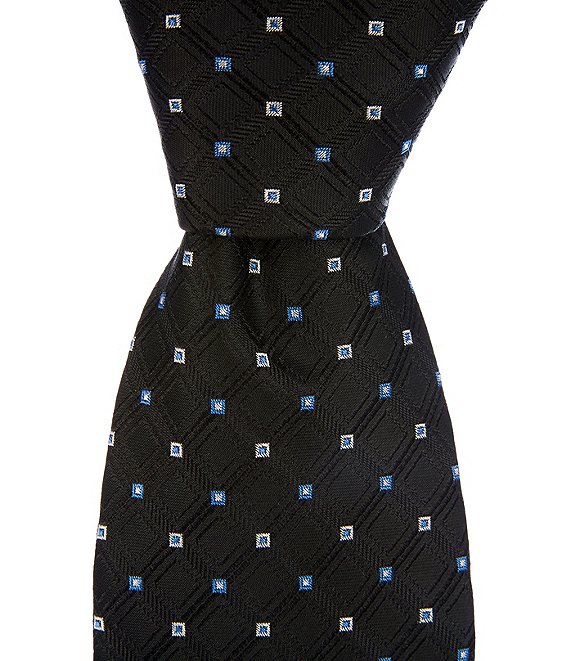 Turnbury Major Diamond Neat Patterned Traditional Silk Blend Tie