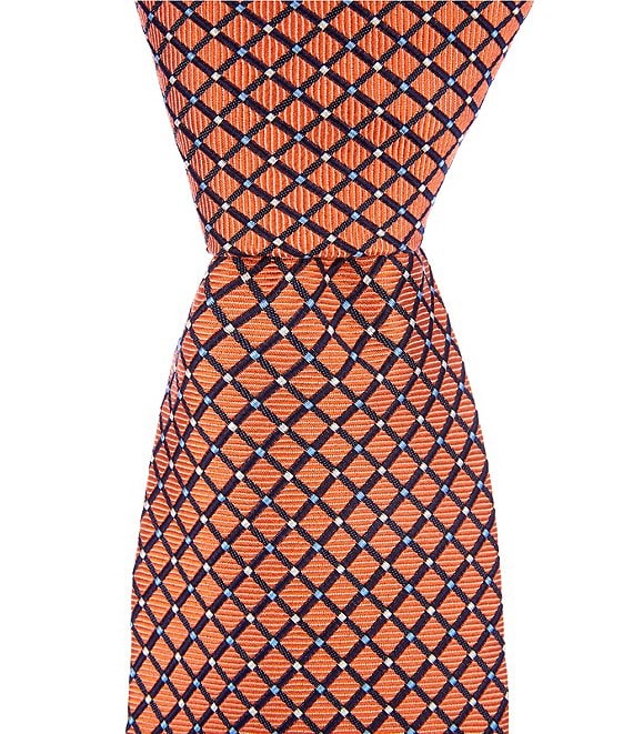 Turnbury Omri Mini Grid Traditional Silk Blend Tie