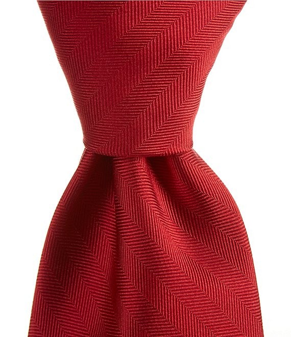 Turnbury Big & Tall Rupert Tonal Solid 3 3/8#double; Silk Blend Tie