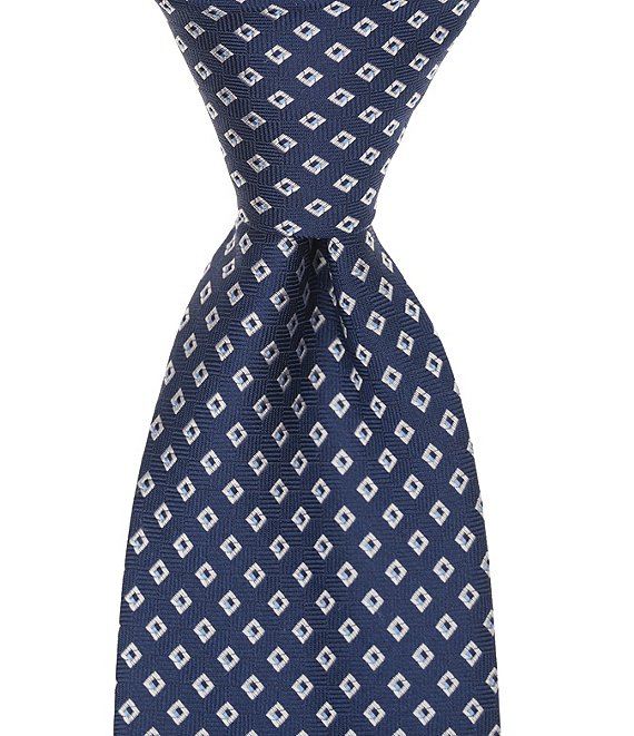 Turnbury Square Neat Stripe Traditional Silk Blend Tie