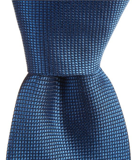 Turnbury Big & Tall Taika Bold Solid 3 3/8#double; Silk Blend Tie