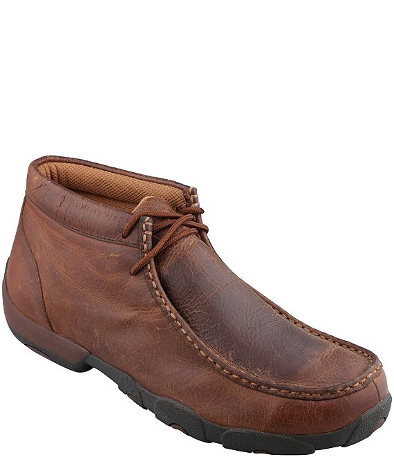 Twisted X Men's Driving Leather Chukka Moccasins | Dillard's