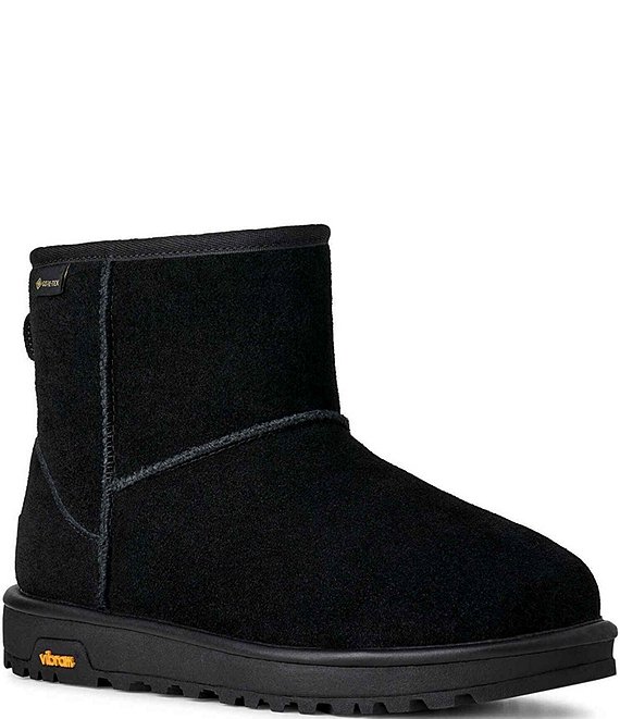 UGG Classic Mini GTX Waterproof Suede Booties | Dillard's