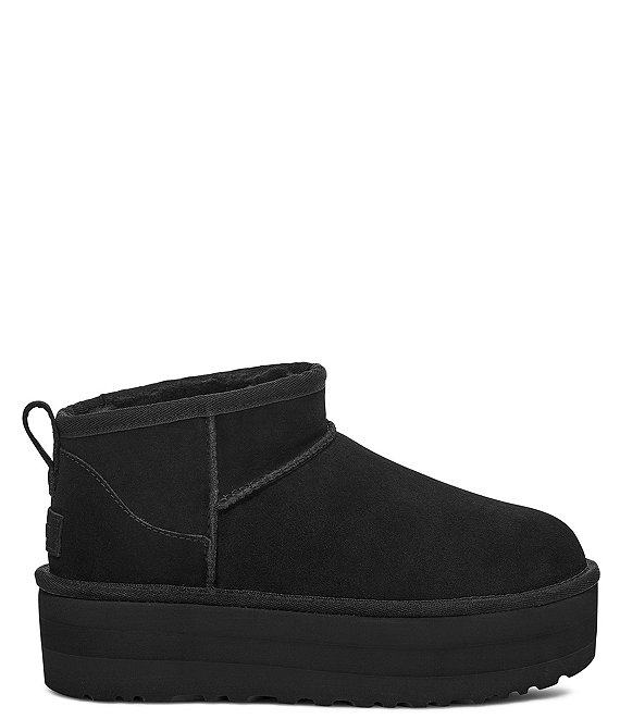 UGG Classic Ultra Mini Platform Suede Booties | Dillard's