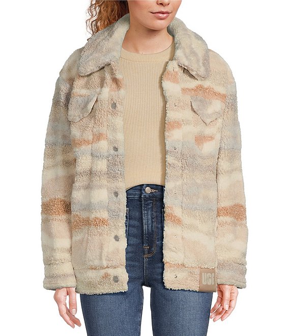 UGG Faux fur and sherpa outlet jacket