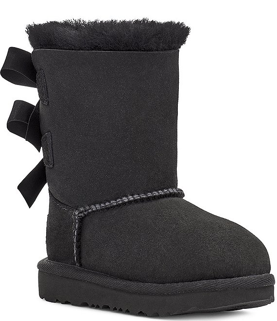 UGG Girls' Bailey Bow II Suede Water Resistant Family Matching