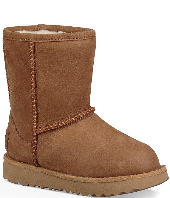 Color:Chestnut - Image 1 - UGG® Kids' Classic Short II Waterproof Winter Boots (Toddler)