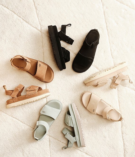 UGG Goldenstar Suede Family Matching Platform Sandals | Dillard's