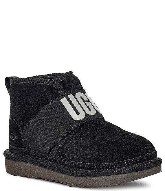UGG Kids' Neumel II Logo Graphic Water Repellent Suede Boots (Youth ...