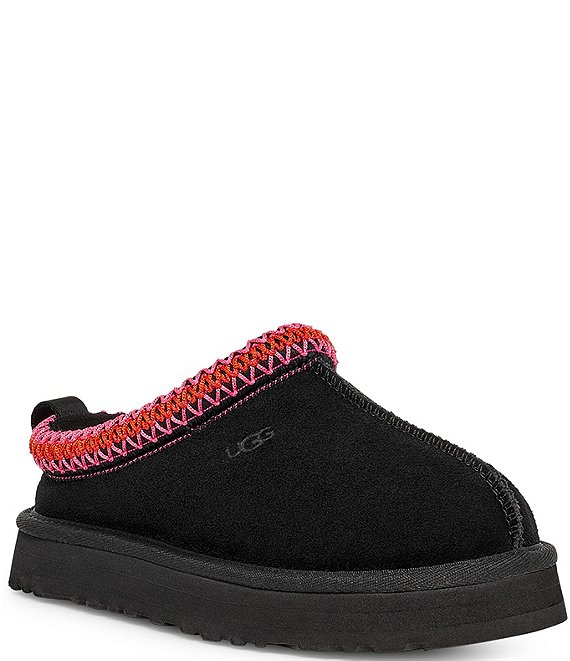 UGG Kids Tazz Suede Platform Slippers Youth Dillard s