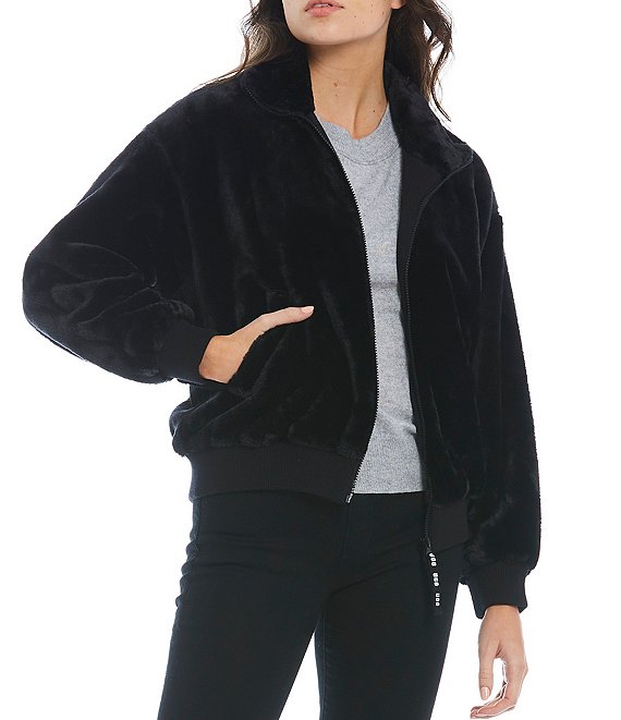 UGG® Laken Full Zip Funnel Neck Sherpa Cozy Coat