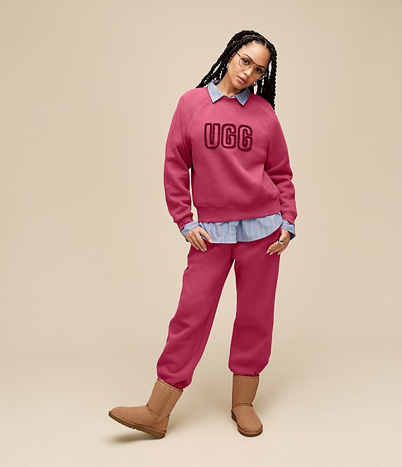 UGG Coordinating Logo Long Sleeve Crew Neck Sweatshirt | Dillard's