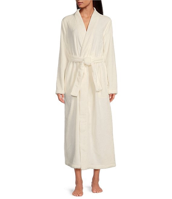 Color:Nimbus - Image 1 - UGG® Marlow Long Sleeve Double Fleece Long Wrap Cozy Robe